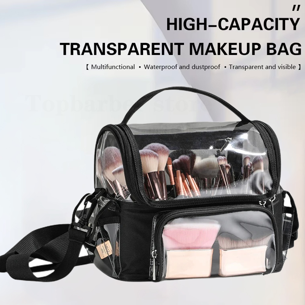 Beauty Bag Makeup - حقيبة ظهر لحامل فرشاة المكياج، حقيبة