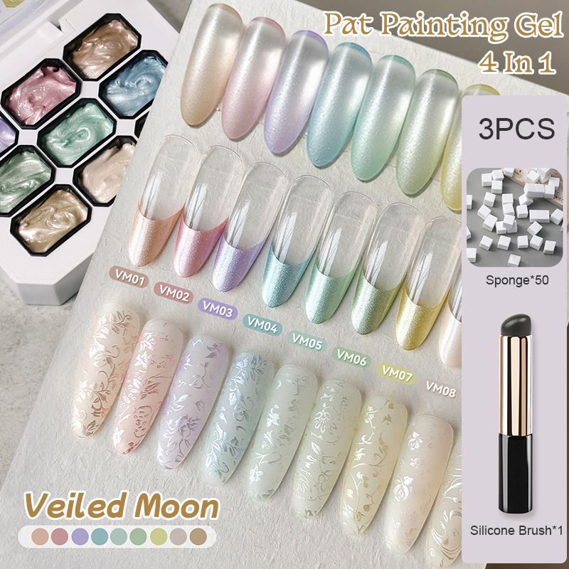 Nail Art Stamping Kit - مجموعة جل طلاء الأظافر UR SUGAR