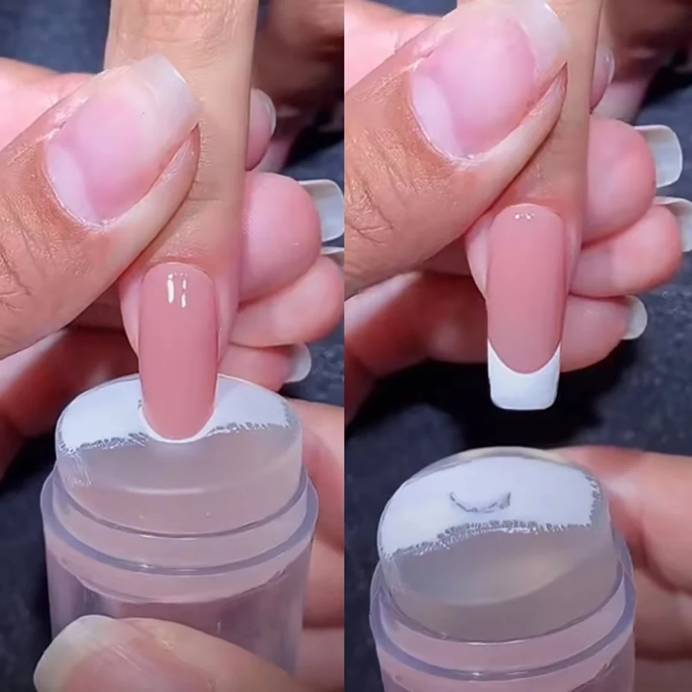 Nail Art Stamping Kit - مسمار الختام هلام سيليكون الطباعة طلاء