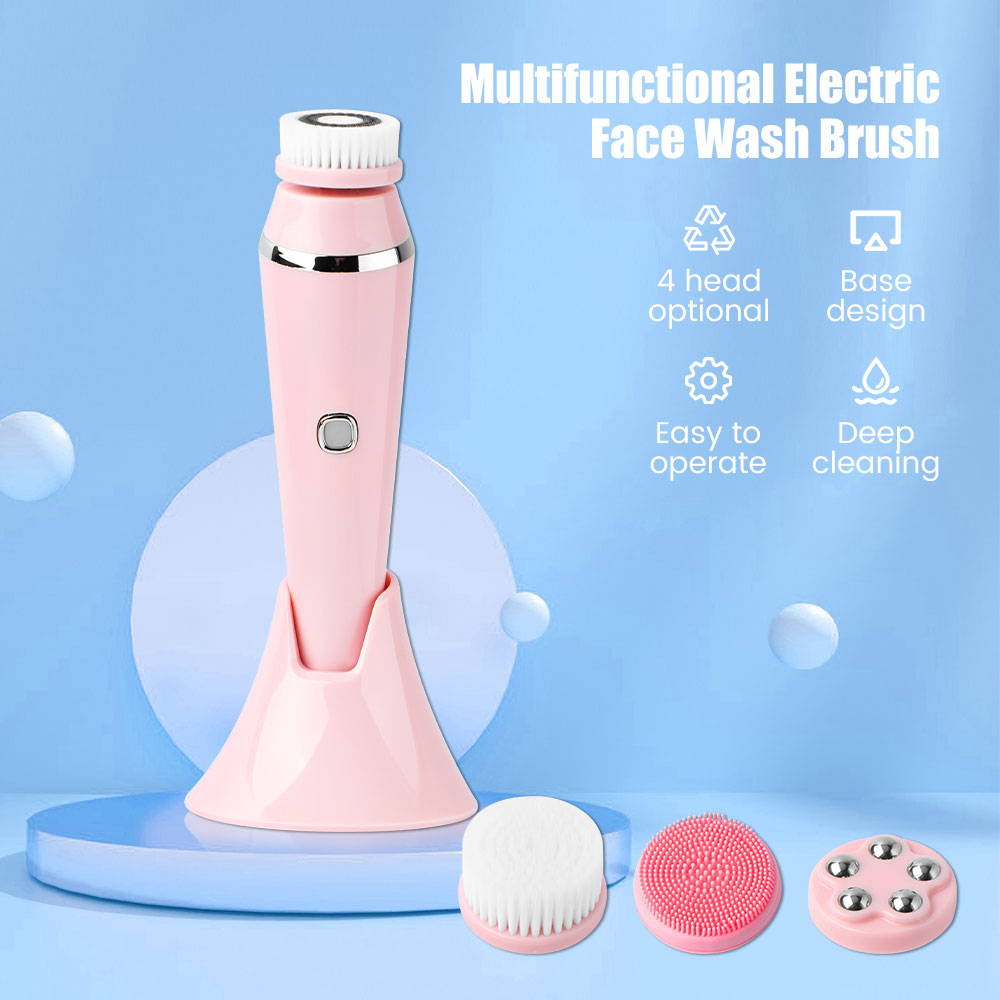 فرشاة تنظيف الوجه الكهربائية 4 - مراجعة Electric Face Cleanser Brush وسعره