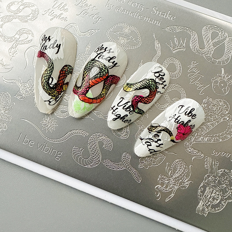 XMQ لوحات ختم فنية للأظافر، تص - مراجعة Nail Art Stamping Kit وسعره