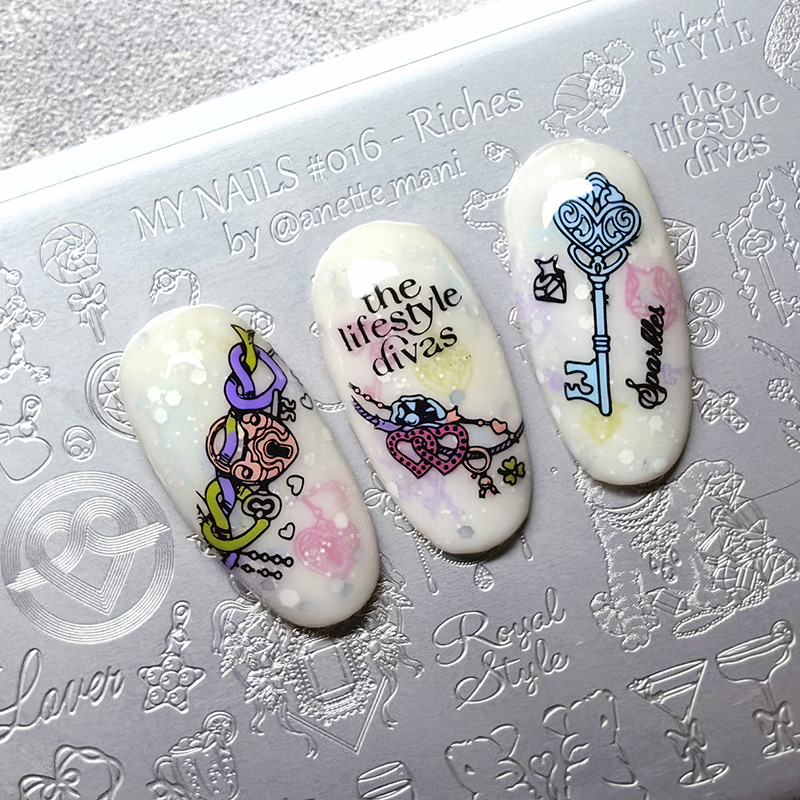 XMQ لوحات ختم فنية للأظافر، تص - مراجعة Nail Art Stamping Kit وسعره