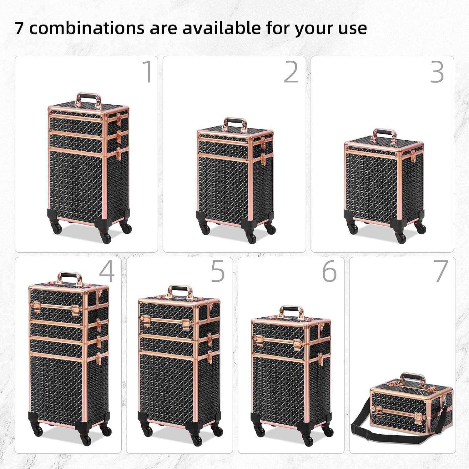 حقيبة مكياج متحركة 5 في 1 بالل - مراجعة Makeup Organizer وسعره
