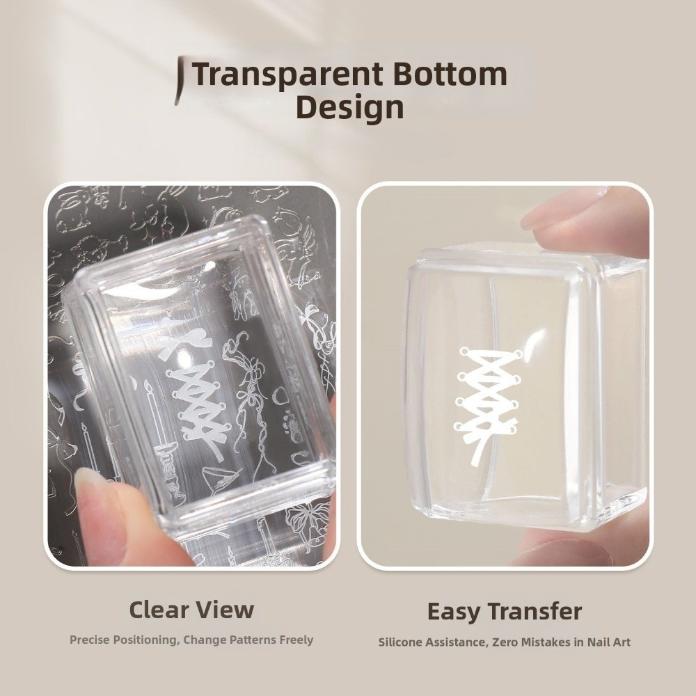 قوالب طباعة أظافر شفافة جديدة  - مراجعة Nail Art Stamping Kit وسعره