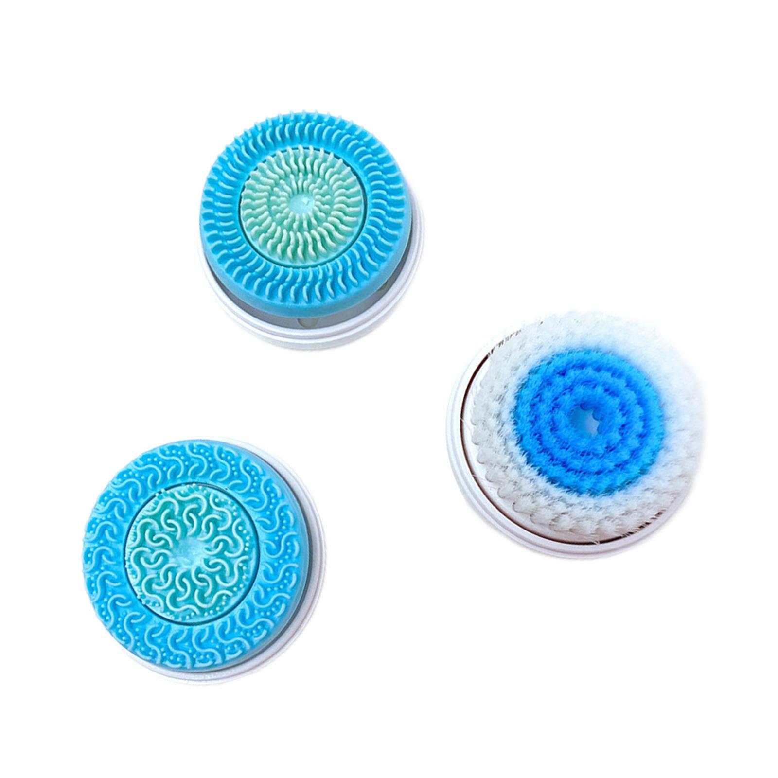 3 قطع من رؤوس فرش تنظيف الوجه  - مراجعة Electric Face Cleanser Brush وسعره