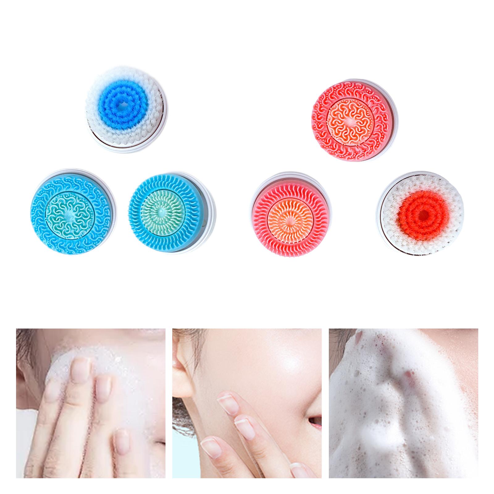 3 قطع من رؤوس فرش تنظيف الوجه  - مراجعة Electric Face Cleanser Brush وسعره