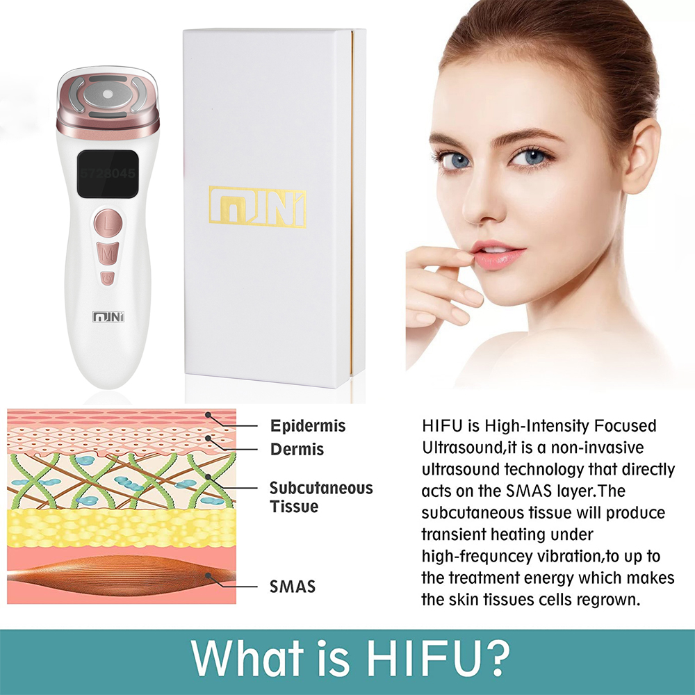 آلة صغيرة Hifu 2.0 آلة الموجات - مراجعة Electric Face Cleanser Brush وسعره