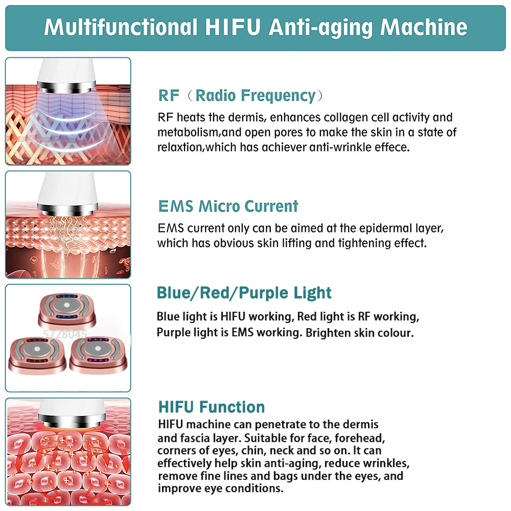 آلة صغيرة Hifu 2.0 آلة الموجات - مراجعة Electric Face Cleanser Brush وسعره